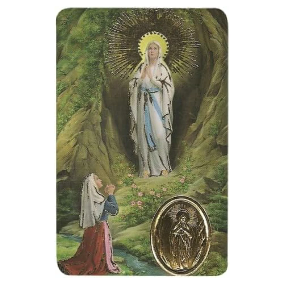 Estampa Virgen de Lourdes