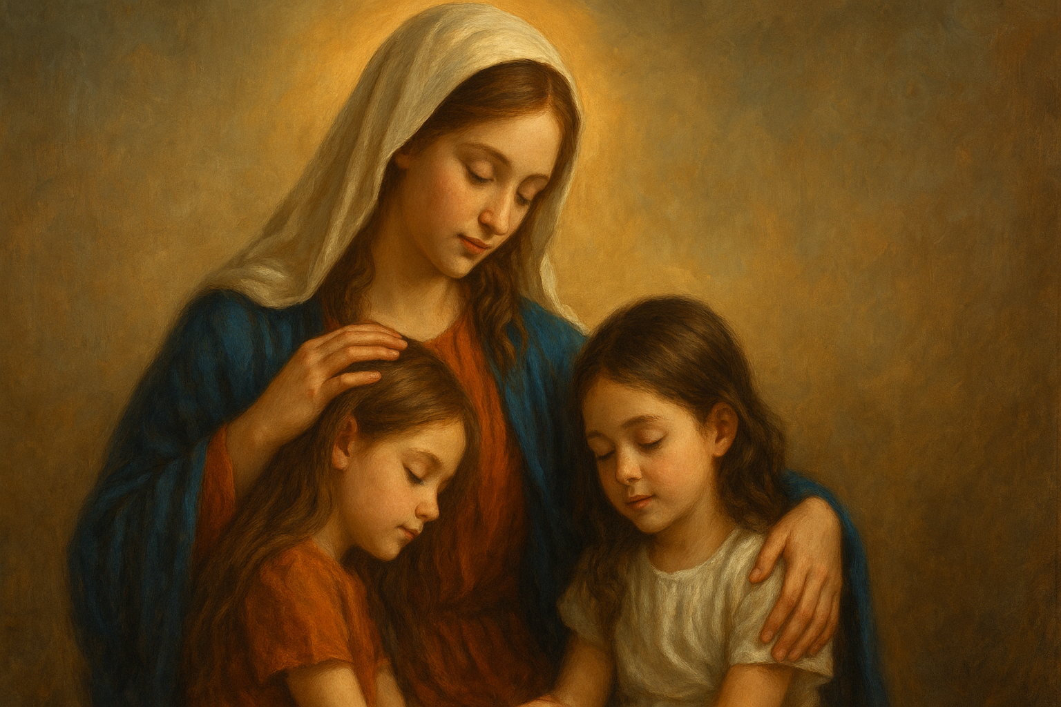 Madre, guía y protege a mis hijas. Hay amores que marcan para siempre.