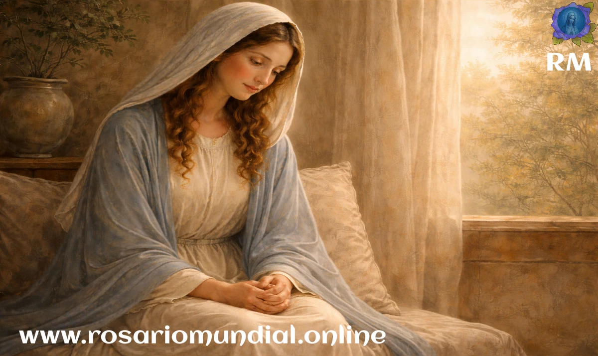 oración contemplativa a la virgen maría