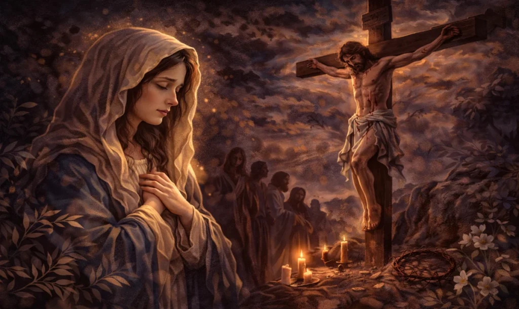 Viernes Santo: Virgen del Dolor que permanece.